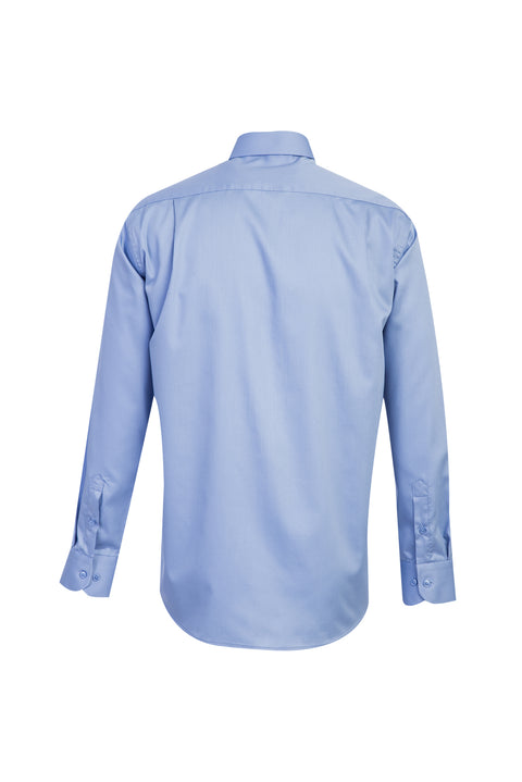 Light Blue Long Sleeve Non-Iron Classic Cotton Shirt