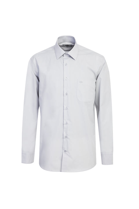 Medium Grey Long-Sleeve Classic Shirt