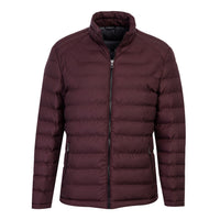 Dark Burgundy Quilted Jacket