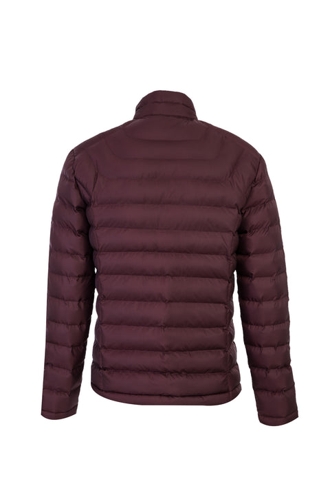 Dark Burgundy Quilted Jacket