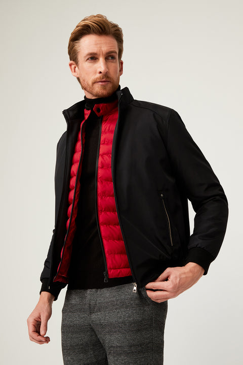 Black Padded Sport Jacket