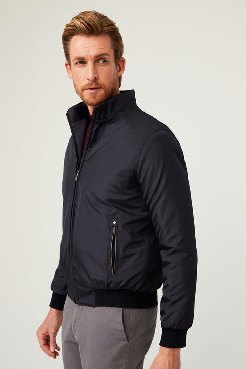 Medium Navy Padded Sport Jacket
