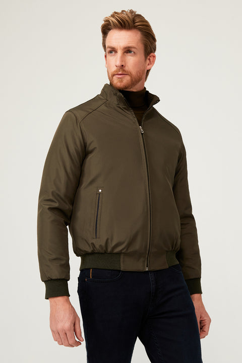 Medium Khaki Padded Sport Jacket