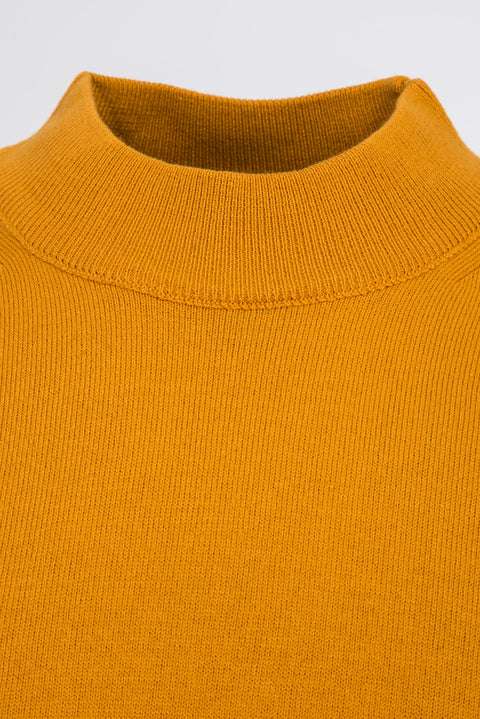 Saffron Half Turtleneck Regular Fit Knitted Sweater