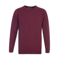 Koyu Bordo Bisiklet Yaka Regular Fit Triko Kazak