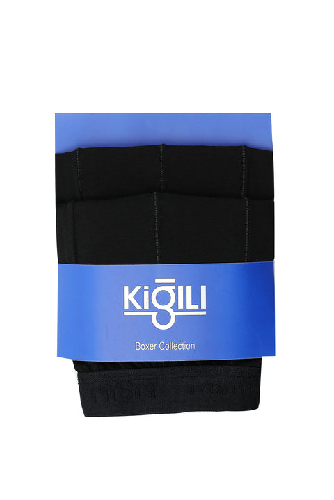 Siyah 2li Düz Süprem Boxer