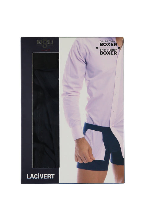 Medium Navy Shirt Holder Boxer