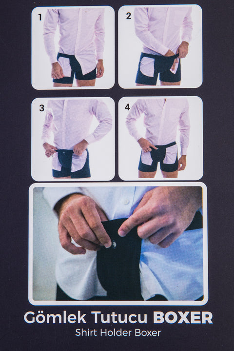 Sky Blue Shirt Holder Boxer