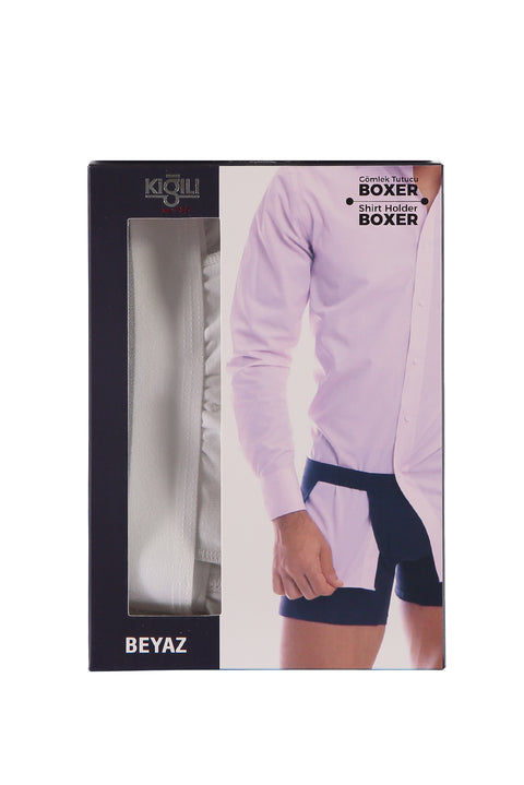 White Shirt Holder Boxer