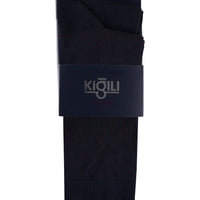 Medium Navy Blue 2-Pack Patterned Socks