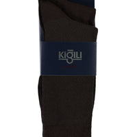 Medium Brown 2-Pack Patterned Sock Set