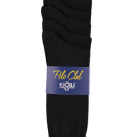 Black 5-Pack Plain Cotton Socks Set