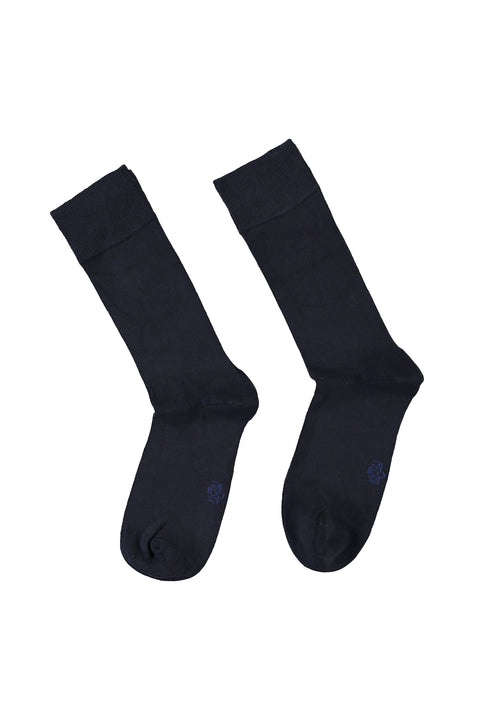 Light Navy Blue 2-Pack Plain Bamboo Socks Set