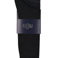 Black 3-Pack Patterned Cotton Socks Set