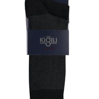 Black 2-Pack Patterned Socks