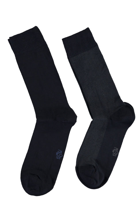 Medium Gray 2-Pack Patterned Socks