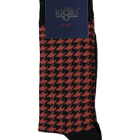 Black Patterned Socks