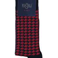 Light Navy Patterned Socks
