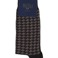 Medium Brown Patterned Socks