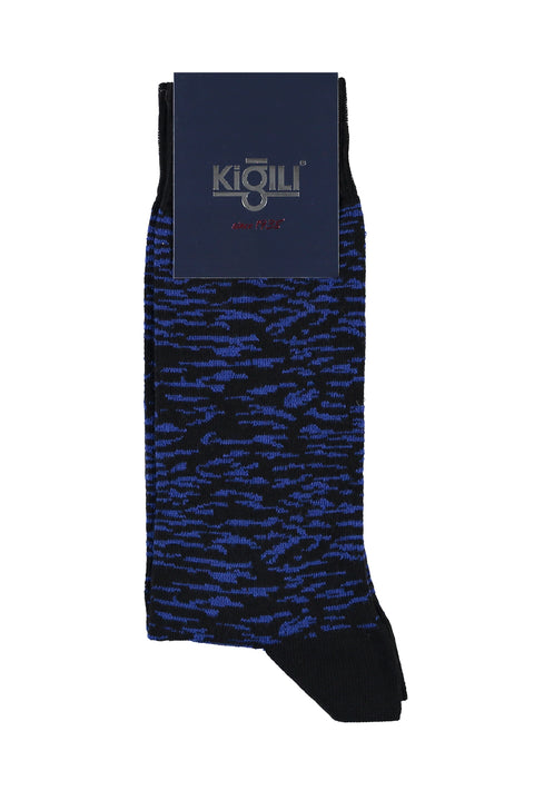 Light Black Patterned Socks