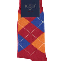 Light Red Patterned Socks