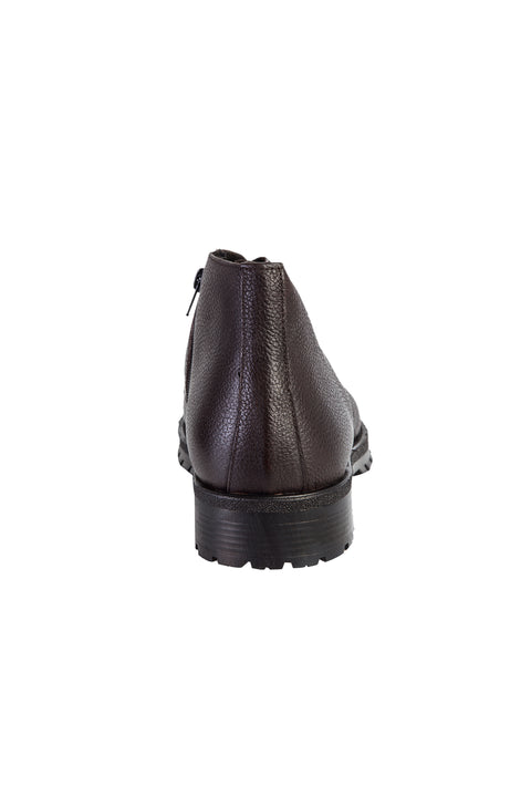 Dark Brown Leather Boots