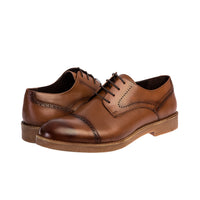 Tan Classic Wool Trousers