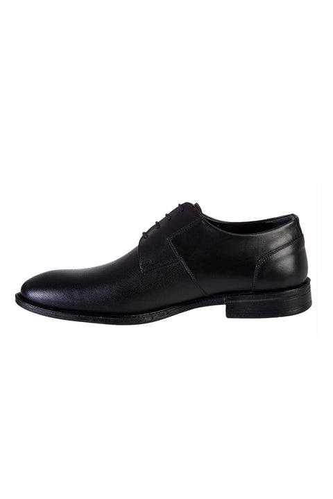 Black rubber sole classic shoes