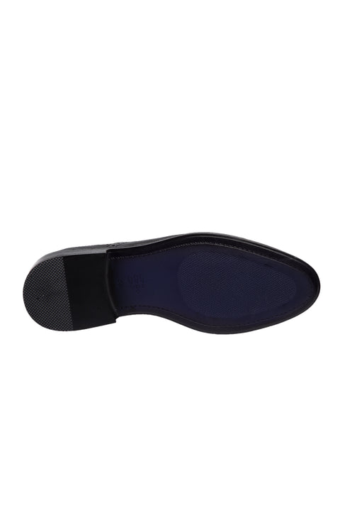 Black Classic Shoe with Studded Toe