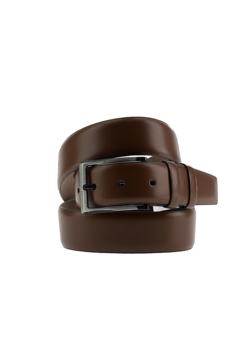 Tan Plain Leather Belt
