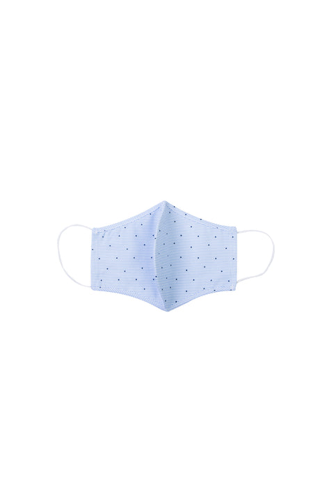 Blue Cotton Washable 3-Pack Face Masks