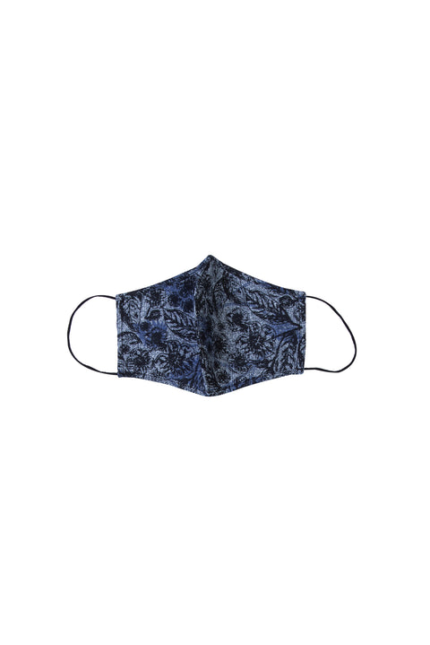 Blue Cotton Washable 3-Pack Face Masks