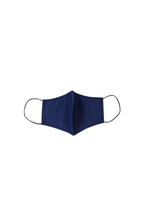 Dark Navy Blue Cotton Washable 3-Pack Face Masks