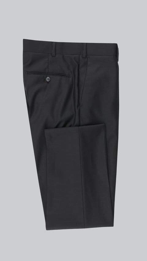 Black 6-Drop Regular Fit Standard Cut Suit