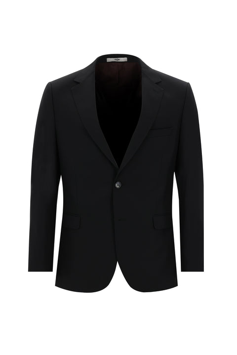 Black 7 Drop Slim Fit Narrow Cut Suit
