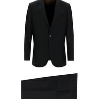 Black 4-Drop Relaxed Fit Suit