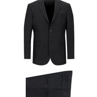 Black 7 Drop Slim Fit Narrow Cut Suit