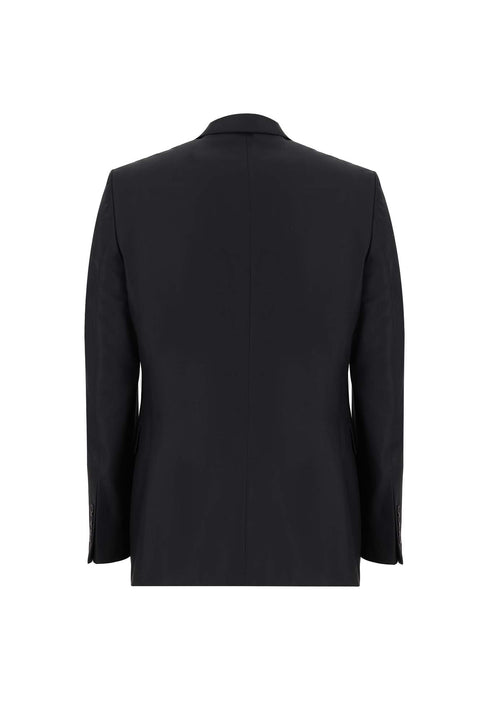Black 4-Drop Relaxed Fit Suit