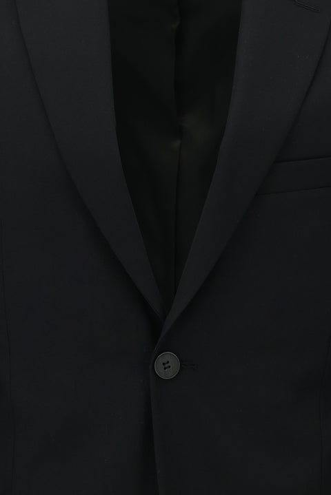 Black 7 Drop Slim Fit Narrow Cut Suit