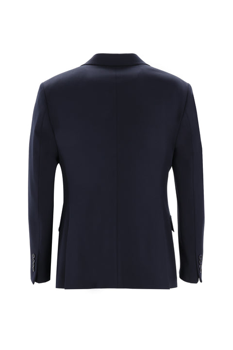 Dark Navy 7 Drop Super Slim Fit Extra Narrow Cut Double-Breasted Suit