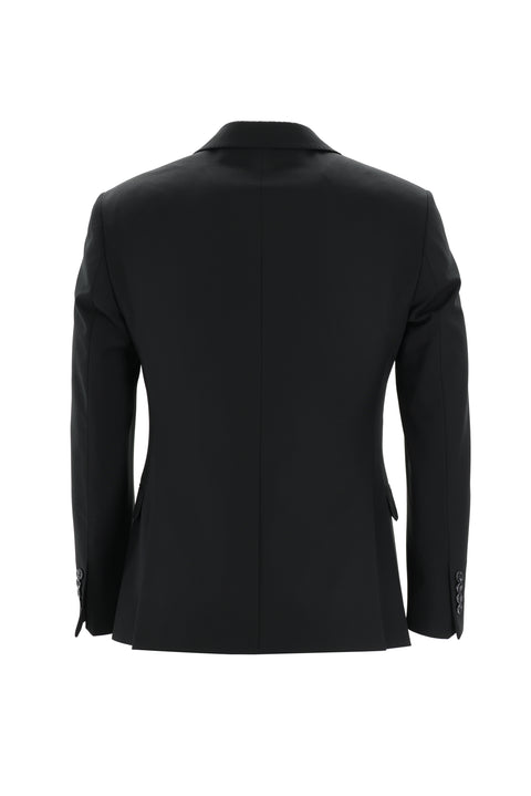 Black 7 Drop Super Slim Fit Extra Narrow Cut Double-Breasted Suit