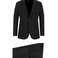 Siyah 7 Drop Slim Fit Dar Kesim Takım Elbise