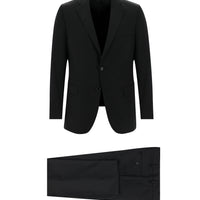 Black 8 Drop Long Slim Fit Suit