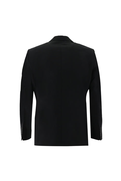 Black 6-Drop Regular Fit Standard Cut Suit