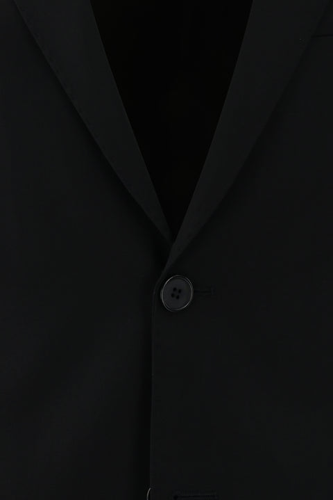 Black 6-Drop Regular Fit Standard Cut Suit