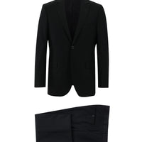 Black 6-Drop Regular Fit Standard Cut Suit