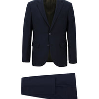 Dark Navy 4-Drop Relaxed Fit Suit