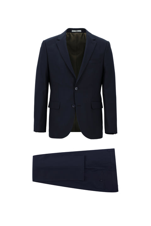 Dark Navy 4-Drop Relaxed Fit Suit