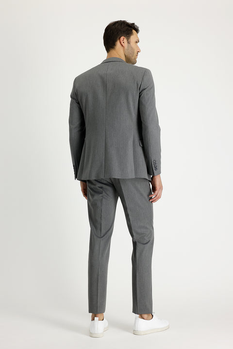Medium Grey 7 Drop Super Slim Fit Extra Narrow Cut Suit