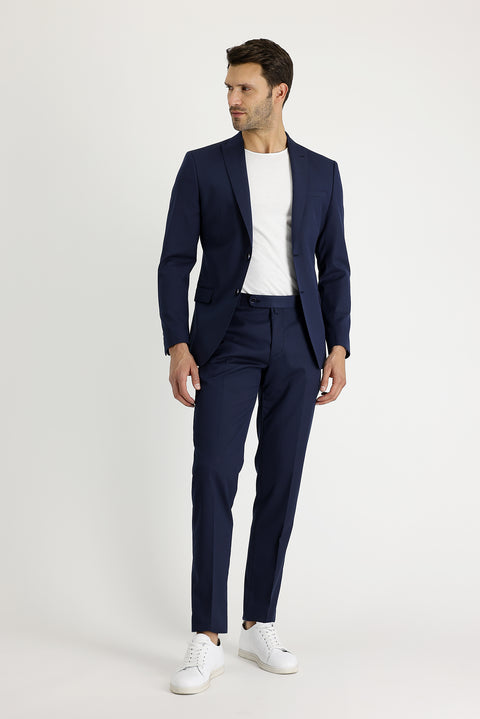 Açık Lacivert 7 Drop Super Slim Fit Eksra Dar Kesim Takım Elbise